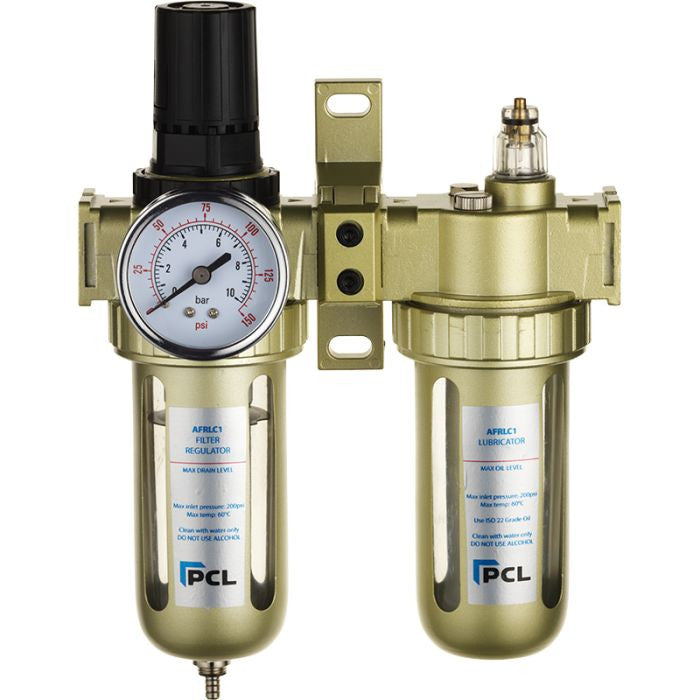 PCL 1/2 Air Treatment Filter/Reg + Lubricator