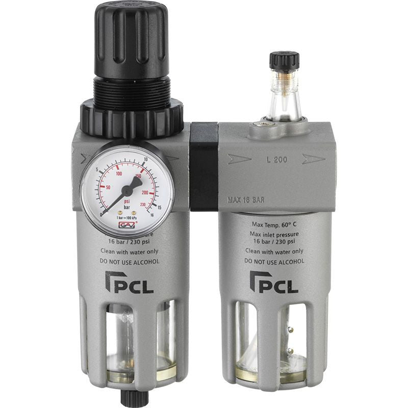 PCL Filter Regulator Lubricator 1/2 Dr