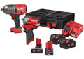 Milwaukee M18 Fuel impact 1/2 Wrench, 3/8 Stubby Cordless Power Tool - Kit