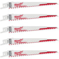 Milwaukee Sawzall Blade 150 X 5 Tpi - 5pcs 48005035