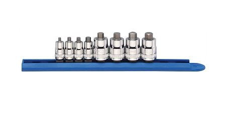 Gearwrench 8Pc Metric Stubby Hex Bit Skt 1/4 & 3/8  Dr