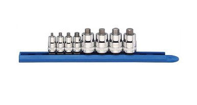 Gearwrench 8Pc Metric Stubby Hex Bit Skt 1/4 & 3/8  Dr