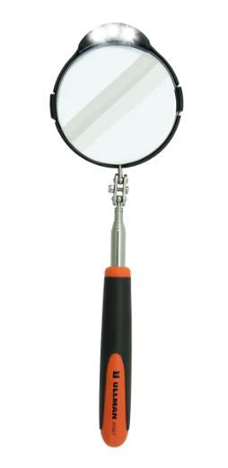 Ullman Extendable Mirror With Light 3-3/8in