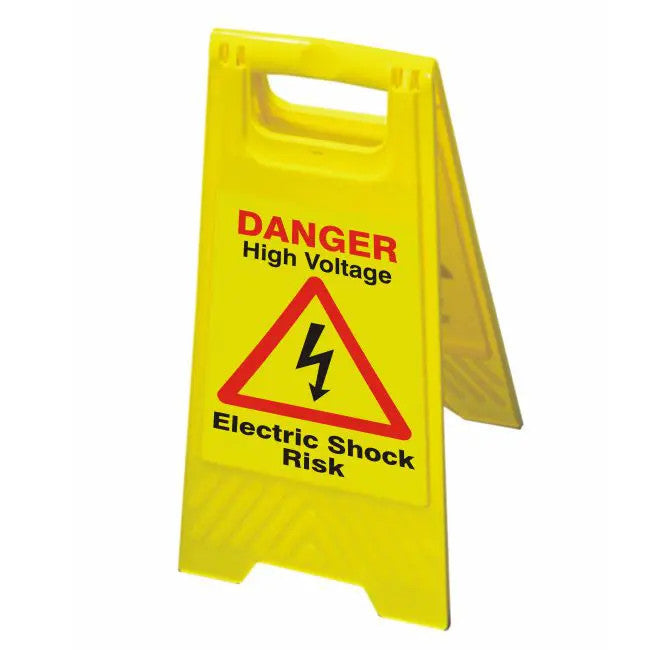 Hazard Floor Sign - Danger High Voltage