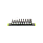 GripEdge 11pc 1/4 Dr Short SAE RPT Hex Driver Set