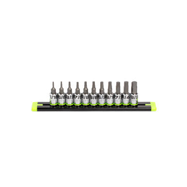 GripEdge 11pc 1/4 Dr Short SAE RPT Hex Driver Set
