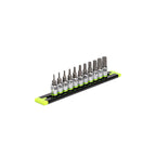 GripEdge 11pc 1/4 Dr Short SAE RPT Hex Driver Set