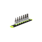 GripEdge 7pc 3/8 Dr Short SAE RPT Hex Driver Set
