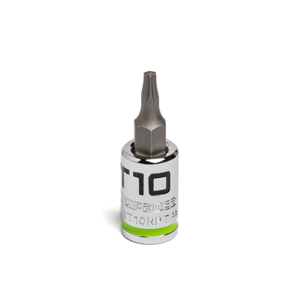 GripEdge 1/4in Drive RPT Star Bit Socket - T10