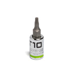GripEdge 1/4in Drive RPT Star Bit Socket - T10
