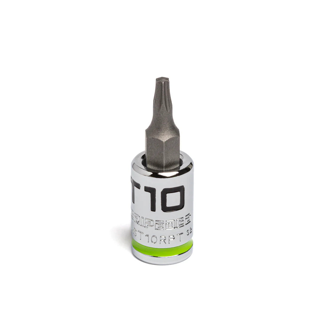 GripEdge 1/4in Drive RPT Star Bit Socket - T10