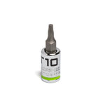 GripEdge 1/4in Drive RPT Star Bit Socket - T10