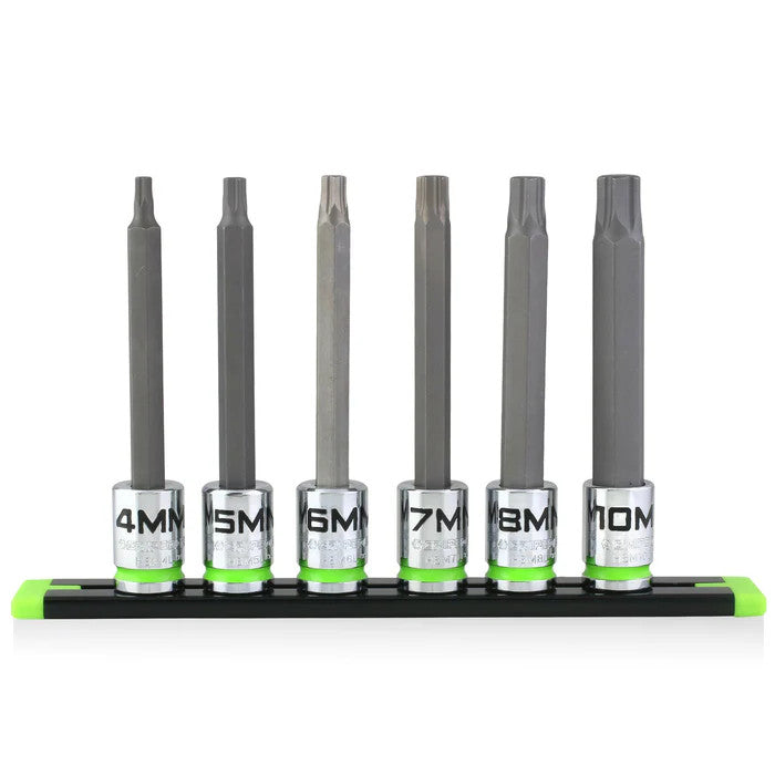 GripEdge 6pc 3/8Dr Metric RPT Hex Driver Set