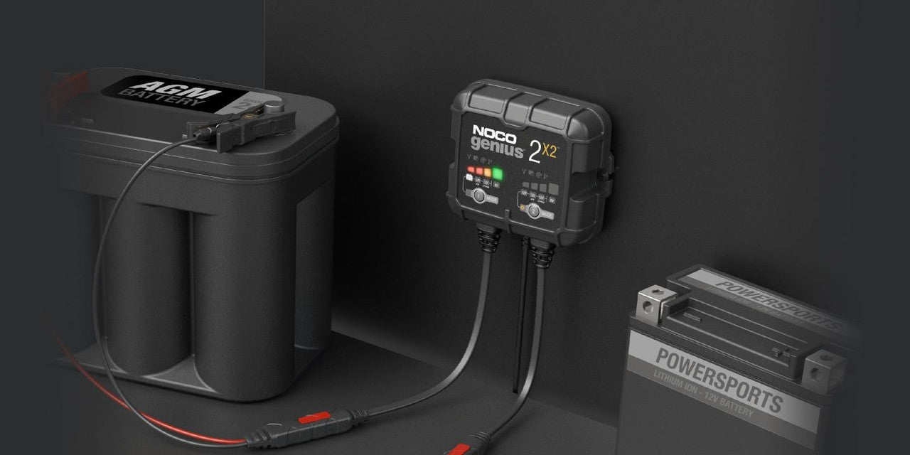 Noco 2A+2A (2 Bank) Battery Charger 6V/12V