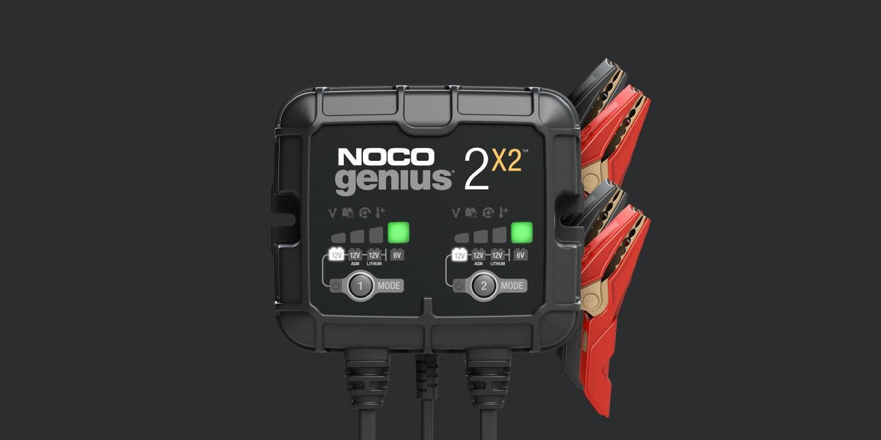 Noco 2A+2A (2 Bank) Battery Charger 6V/12V