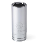 Gearwrench Deep Metric Socket 1/2in Drive 6 Point 15mm
