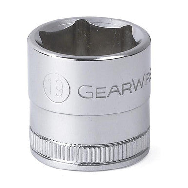 Gearwrench Standard Metric Socket 3/8in Drive 6 Point 19mm