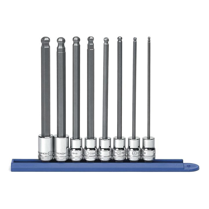 Gearwrench 8pc Metric Long Ball Hex Bit Socket Set