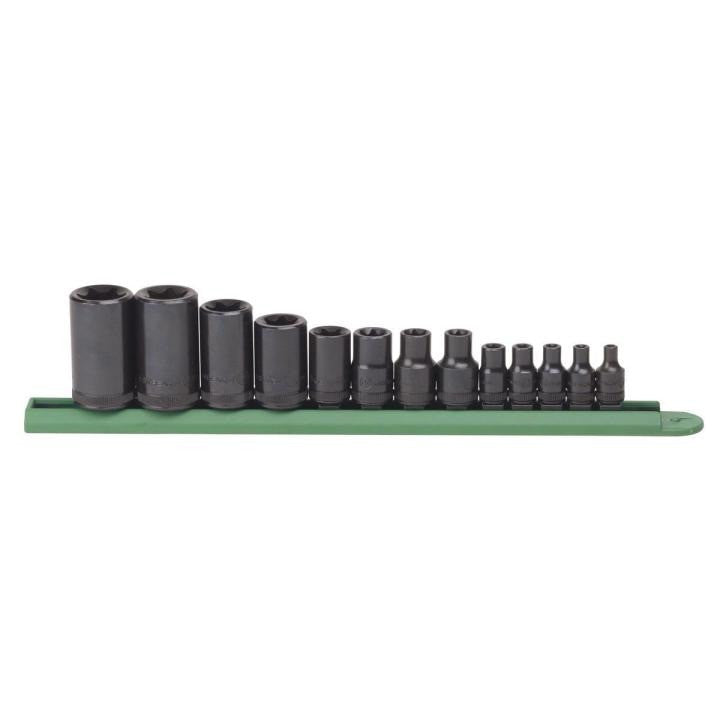 Gearwrench 13Pc 1/4 2/8 & 1/2Dr External Torx Socket Set