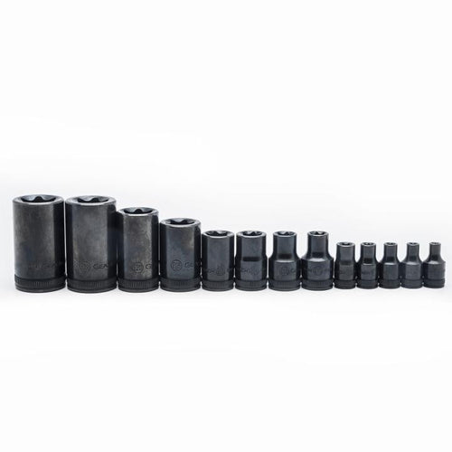 Gearwrench 13Pc 1/4 2/8 & 1/2Dr External Torx Socket Set