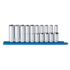 Gearwrench 10pc Deep Metric Socket Set 1/2 Drive 6 Point