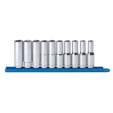 Gearwrench 10pc Deep Metric Socket Set 1/2 Drive 6 Point