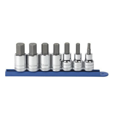 Gearwrench 7Pc Metric Hex Bit Socket Set 1/2Dr