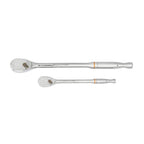 Gearwrench 2pc 1/4in & 3/8in Drive 90T Long Handle Ratchet Set