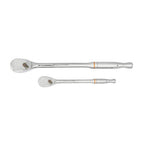 Gearwrench 2pc 1/4in & 3/8in Drive 90T Long Handle Ratchet Set