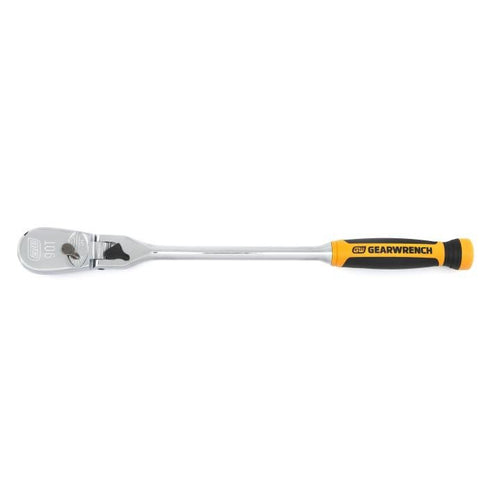 Gearwrench 1/2Dr 90T Cushion Grip Locking Flex Head Ratchet 24in