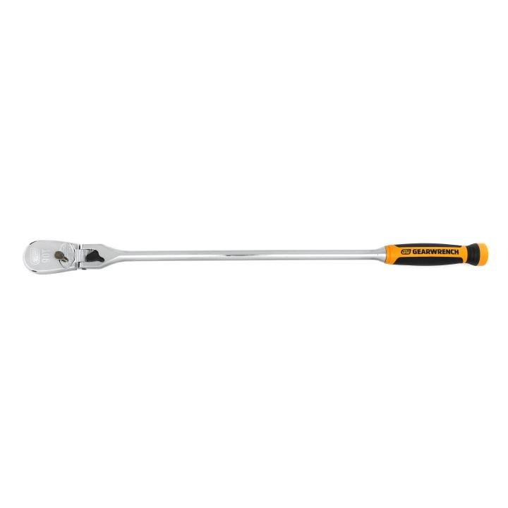 Gearwrench 1/2Dr 90T Cushion Grip Locking Flex Head Ratchet 24in