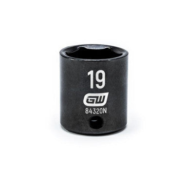 Gearwrench Standard Impact Socket 3/8in Drive 19mm