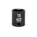 Gearwrench Standard Impact Socket 3/8in Drive 19mm