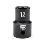 Gearwrench Standard Impact Socket 1/2in Drive 12mm