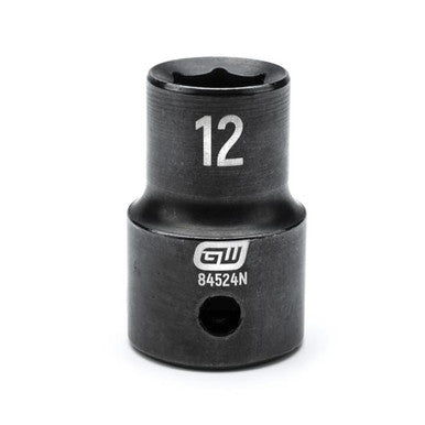 Gearwrench Standard Impact Socket 1/2in Drive 12mm