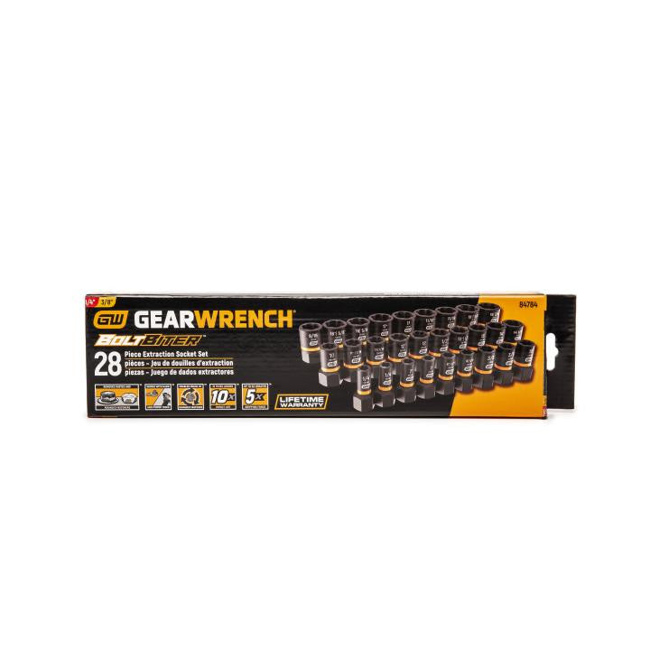 Gearwrench 28Pc 1/4In And 3/8In Drive Bolt Biter Ext Soc