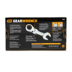 Gearwrench 10pc Stubby Flex Ratcheting Wrench Set Metric 10-19mm