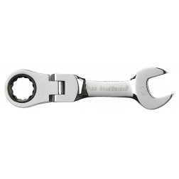 Gearwrench Stubby Flex-Head Comb Ratcheting Wrench 15mm