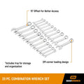 Gearwrench 20pc Sae/Metric Stubby Combo Wrench Set