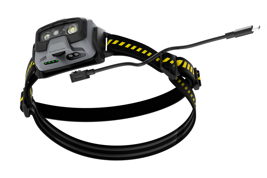 Led Lenser HF6R WORK RECHARGEABLE LED Headlamp - Yellow (800)