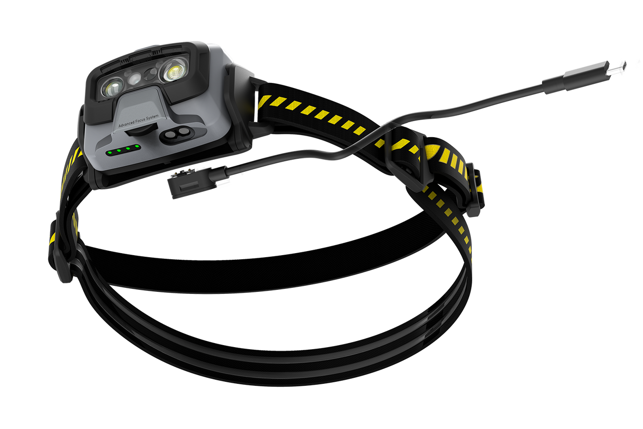 Led Lenser HF6R WORK RECHARGEABLE LED Headlamp - Yellow (800)