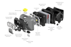 Led Lenser HF6R WORK RECHARGEABLE LED Headlamp - Yellow (800)