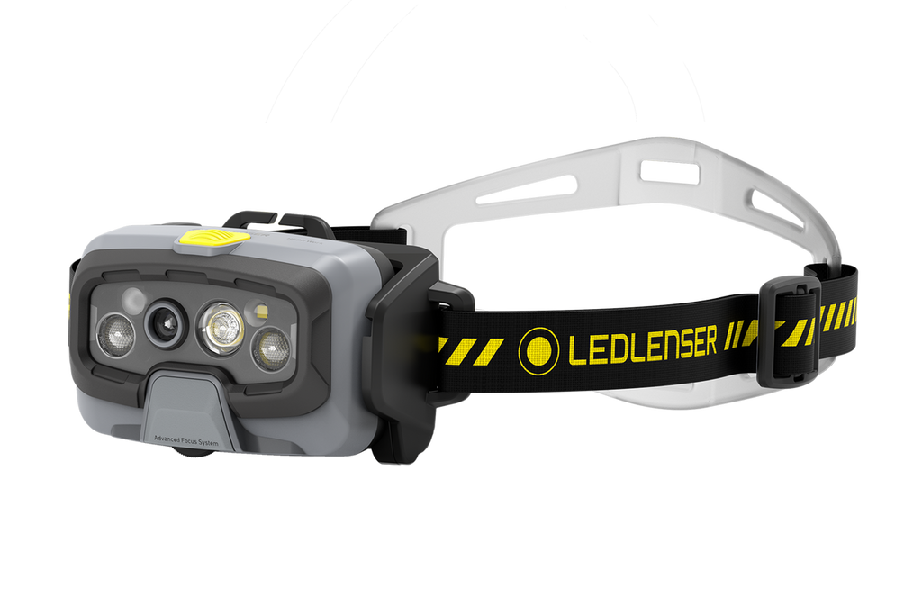 Led Lenser HF8R WORK RECHARGEABLE LED Headlamp Yellow (1600)