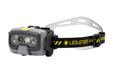 Led Lenser HF8R WORK RECHARGEABLE LED Headlamp Yellow (1600)
