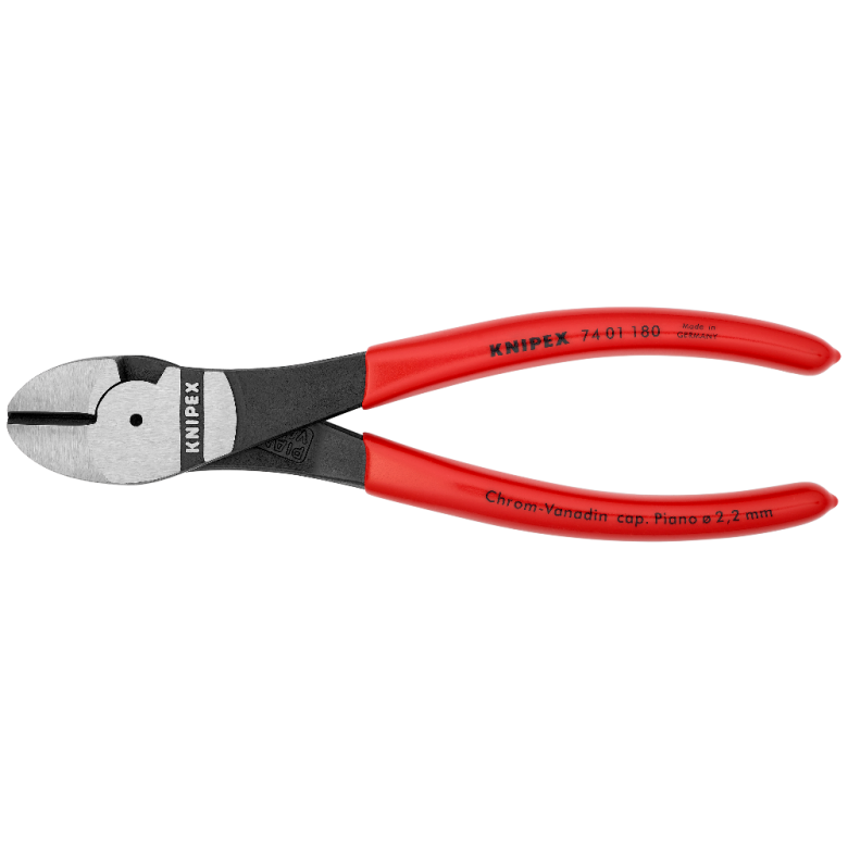 Knipex High Leverage Diagonal Cutter Plier with Bevel 180mm
