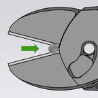 Knipex TwinForce Diagonal Cutters with Bevel 180mm