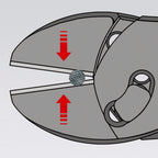 Knipex TwinForce Diagonal Cutters with Bevel 180mm
