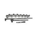 K Tool Socket Set 1/2 Dr 6 Point Metric 15-28mm 17Pc