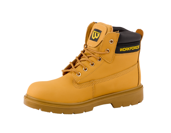 Workforce Honey Leather Boot Size 10