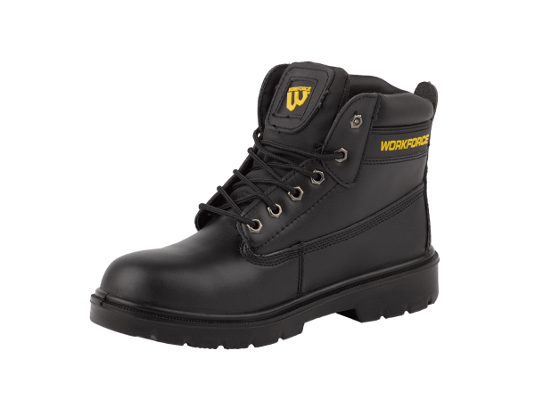 Workforce Black Leather Boot Size 12